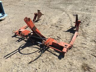 3-Point Hitch Mounted Hydraulic Clamp Bale Roller *Note: Hydraulic Leak from Cylinder* PL#9120  (HIGH RIVER YARD)