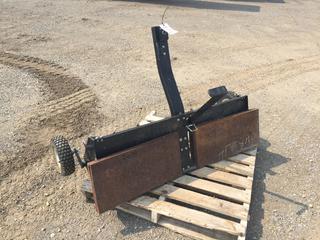 Custom Tow Behind Tiller with (2) 3/4in Plates Welded on For Weight, 4.10/3.50-4 Tires, 60in W Tire to Tire PL#9088  (HIGH RIVER YARD)