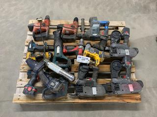 Quantity of Assorted Hand Tool, DeWalt, Hilti, Milwaukee, Bosch and Makita *Note: Running Condition Unknown* (HIGH RIVER YARD)