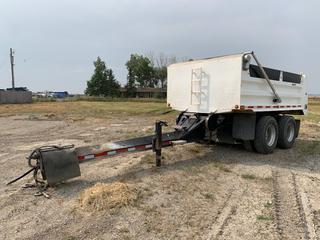 2009 Midland XL2100 T/A Pony Pup c/w 20,000 Kgs GVWR, 10,000 KGS GAWR, Electric Tarp, Pintle Hitch, 11R22.5 Tires, Rebuilt and Painted in 2017, VIN 2MFA2R8C89R005459.  (HIGH RIVER YARD)