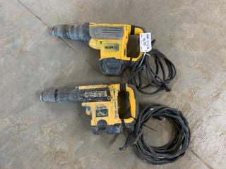 DeWalt 15A 120V Hammerdrill, Running Condition Unknown and 120V 13.5A Hammer Drill, Working Condition (HIGH RIVER YARD)