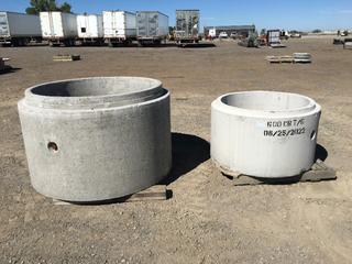 (1) Precon Concrete Type 50 Barrel and (1) 800 Barrel Type 50 (HIGH RIVER YARD)