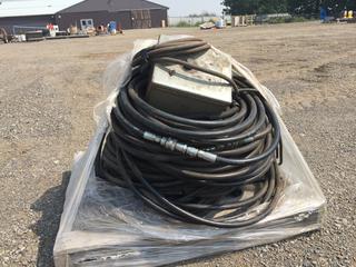 Pallet Of Assorted Hoses And Cables PL#9094  (HIGH RIVER YARD)