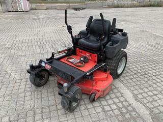 Gravely 148Z Zero Turn Mower c/w Kawasaki 21hp Gas, 48in Deck, 15x8.00 Front and 23x10.50 Rear Tires, Showing 663hrs, S/N 000811. *Manual in Office* (High River Yard)