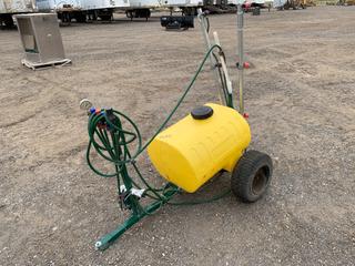 Spray Tech Sprayer c/w Shur-Flo Diaphragm Pump, 120L Tank, Hose and Nozzles.  (HIGH RIVER YARD)