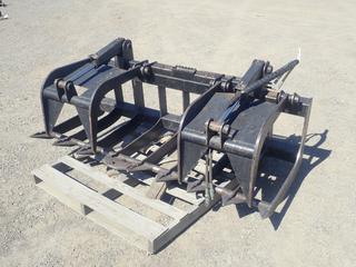 Skeleton Grapple 75in with Hydraulic to Fit Skid Steer (HIGH RIVER YARD)