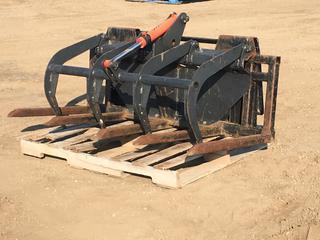 62in Skid Steer Brush Grapple *No Hydraulic Hoses*  (HIGH RIVER YARD)