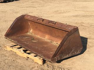 Smooth Edge Skid Steer Bucket, 74in W x 32in L PL# 9055  (HIGH RIVER YARD)