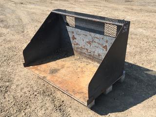 Custom Built 42in High Capacity Bucket, Fits SK600 Ditch Witch. PL# 9062  (HIGH RIVER YARD)