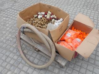 Quantity of Plastic Water Valves, Couplers and Mushroom Style Rebar Caps (HIGH RIVER YARD)