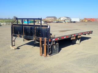 20ft x 8ft Truck Deck c/w Storage Box 18in x 30in x 18in and Headache Rack *Note: No Tail Lights* (HIGH RIVER YARD)