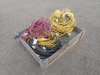 Quantity of String Lights and Extension Cords (HIGH RIVER YARD)