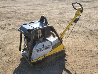 Wacker DPU 6055 Plate Compactor c/w HATZ Diesel Engine, Forward/Reverse, 60Kn/13,500lb. SN 742937710 *Note: Runs, New Starter As Per Consignor* (FORT SASKATCHEWAN YARD)