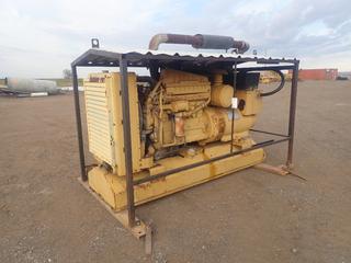 Caterpillar 50kW Skid Mount Generator c/w Cat 3306, 120/208/480V, 3PH, S/N 66D4575 (HIGH RIVER YARD)