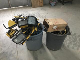 Pallet of Industrial Lights and (1) Exterior Light (HIGH RIVER YARD)