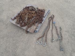 Quantity of Tire Chains and Assorted Chains and Hooks (HIGH RIVER YARD)