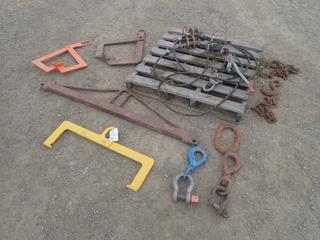 Quantity of Assorted Comealongs, Lifters, Chain Hooks, Swivel Hooks, Etc (HIGH RIVER YARD)