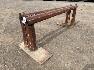 (2) Pipe Stands, 8ft L x 40in H (HIGH RIVER YARD)