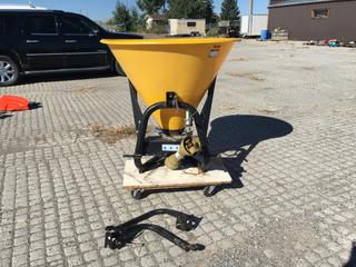 BE 46-1/2in Agri-Ease Spreader, 1000lbs Poly, 3-Point, 8-Speeds, LH, RH and Center Positioning, S/N 148293-PSF500G-Y16-Y6 (HIGH RIVER YARD)