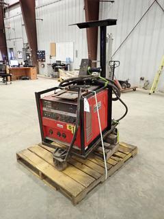 Lincoln Electric CV-300 230/460/575V 3-Phase Mig Welding Power Source c/w Stand. SN U1960713725 (FORT SASKATCHEWAN YARD)