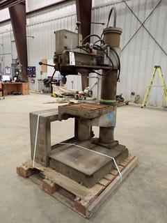 Modigs RBM-28A 440V 3-Phase Radial Arm Drill. SN 4657 (FORT SASKATCHEWAN YARD)