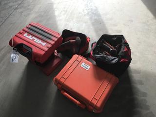 (3) Hilti TE6-A36 Rotary Hammers, Hilti Drill, Impact Wrench, Circular Saw, Powder Actuated Fastener, Flow Guard PSI Gauge, Tone Digitorqon, Etc (HIGH RIVER YARD)