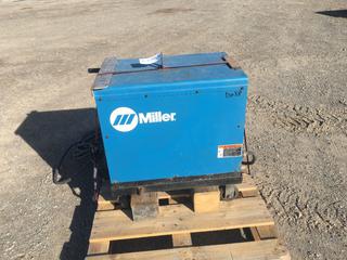 Miller Welder on Cart 208/230/460/575 Volt 11.8 KW 78/68/34/27 Amperes 60 S/N LC634149 c/w Power Cord (HIGH RIVER YARD)