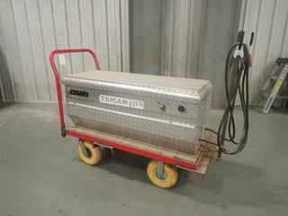 Trican ED3 Portable Booster Bank c/w Dayton 4ZZ54C Platform Cart