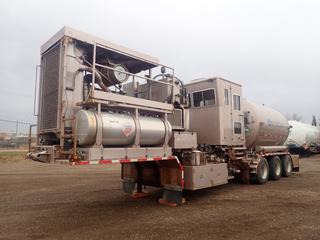 2006 Peerless CH-42-3A 42ft Tri-Axle Drop Deck Non-Fired N2 Pumping Trailer c/w 101,346lb GVWR, 22,487lb GAWR, Crown Industries TC341 Cryogenic Vessel Alternatives 3800-Gal Nitrogen Tank, Cummins QSX15 500hp Diesel, Diesel Fired Webasto Engine Heater w/ Electric Start, (2) Frame Mtd. 200-Gal Diesel Tanks, (2) Mtd. Storage Boxes, (2) Mtd. Storage Baskets And 11R24.5 Tires. VIN 2PLC042366BE12221