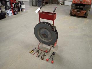 Banding Cart c/w Steel Strap, Tensioner And Crimper