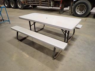 Lifetime 6ft X 56in X 29in Picnic Table