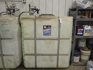 1500L Oil Storage Tank c/w Graco Fire-Ball 300 Air Power Pump And Schroeder Industries LLC Model RLT9VZ5S16D5L Filter