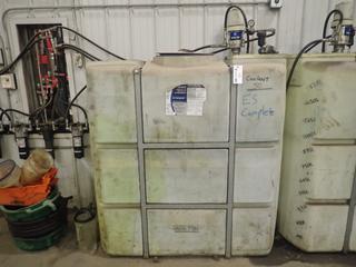 1500L Coolant Storage Tank c/w Graco Fire-Ball 300 Air Power Pump. SN K220417