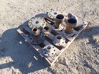 Qty Of 3in - 4in Flanges w/ 4in - 6in Reducers