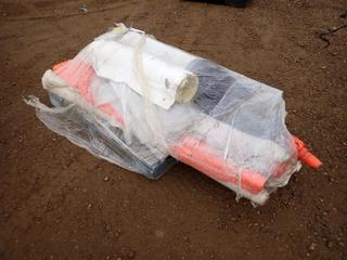 Qty Of Tarps, Plastic Poly, Insulation, Screens And Assorted Supplies