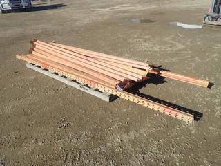 Qty Of Pallet Racking Includes: (1) 14ft Upright And (15) 10ft Crossbeams