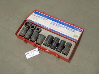 JET 11-Pc 1in Dr Truck Tire Power Socket Set *Note: Missing 17mm Socket*