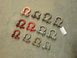 Qty Of 7/8, 1 1/8, 1 And 1 7/8 Shackles