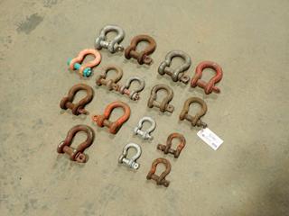 Qty Of 3/4, 1 1/8, 1 1/4 And 7/8 Shackles