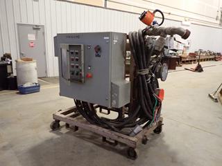 480V 3-Phase Skid Mtd. Fluid Liquid Heater c/w Watlow Flange Immersion Heater