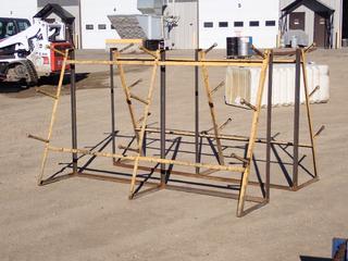 (2) 8ft X 2ft X 57in Single Sided Cantilever Storage Racks