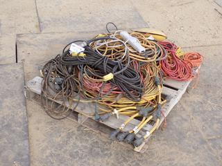 Qty Of Assorted Extension Cords