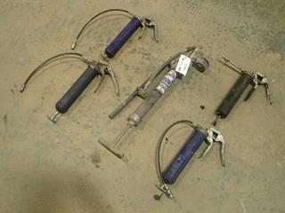 Climax High Pressure Grease Gun c/w (4) Grease Guns