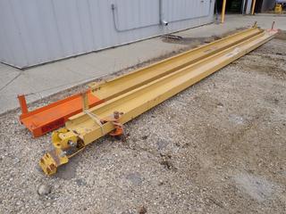 (2) Gorbel 29 1/2ft X 1ft X 5in 1-Ton Jib Cranes