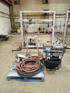 Conco Pneumatic HydroDrill Tube Cleaning System c/w Terydon Controller, Conco 200B 480V 3-Phase Pump, Dominator Pneumatic Hydro Drill, Hose And Foot Pedal