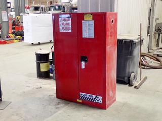 Justrite 43in X 18in X 65in Flammable Liquid Storage Cabinet