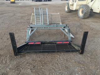 Aluminum Headache Rack w/ Rails, Headache Rack, Folding ATV Ramps And 5th Wheel Hitch w/ Trailer Light Connector  (HIGH RIVER YARD)