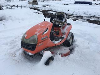 Kubota T1670A Ride On Mower, S/N 23376 *Note: Not Running, For Parts Only* (HIGH RIVER YARD)