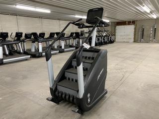 Life Fitness 95P PowerMill Climber, 100-240V, 50/60Hz, 3A, S/N PMD100238  (HIGH RIVER YARD)