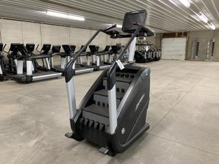 Life Fitness 95P PowerMill Climber, 100-240V, 50/60Hz, 3A, S/N PMH108483  (HIGH RIVER YARD)